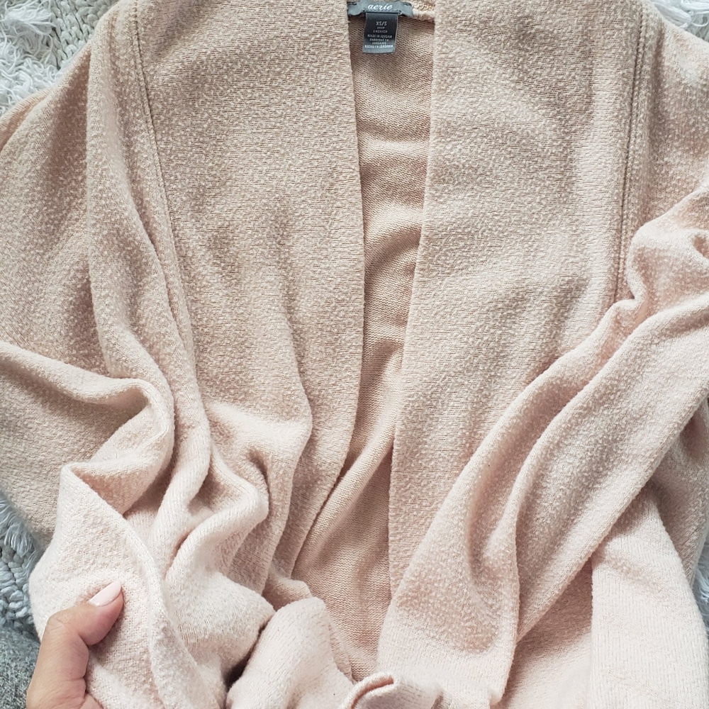 aerie blush lounge cardigan - Picture 6 of 7